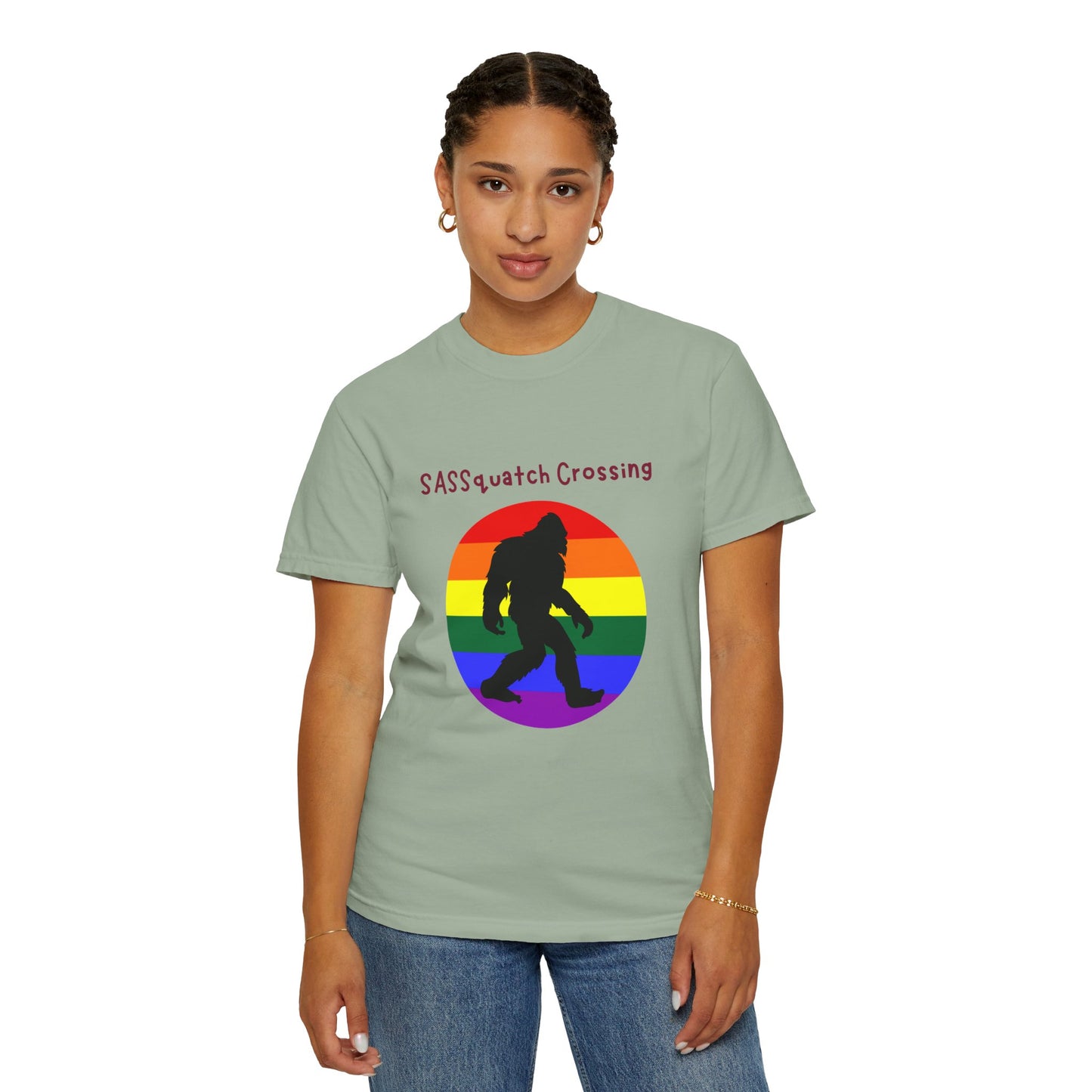 Sassquatch Crossing Pride-Themed T-Shirt