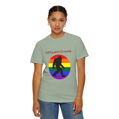 Sassquatch Crossing Pride-Themed T-Shirt