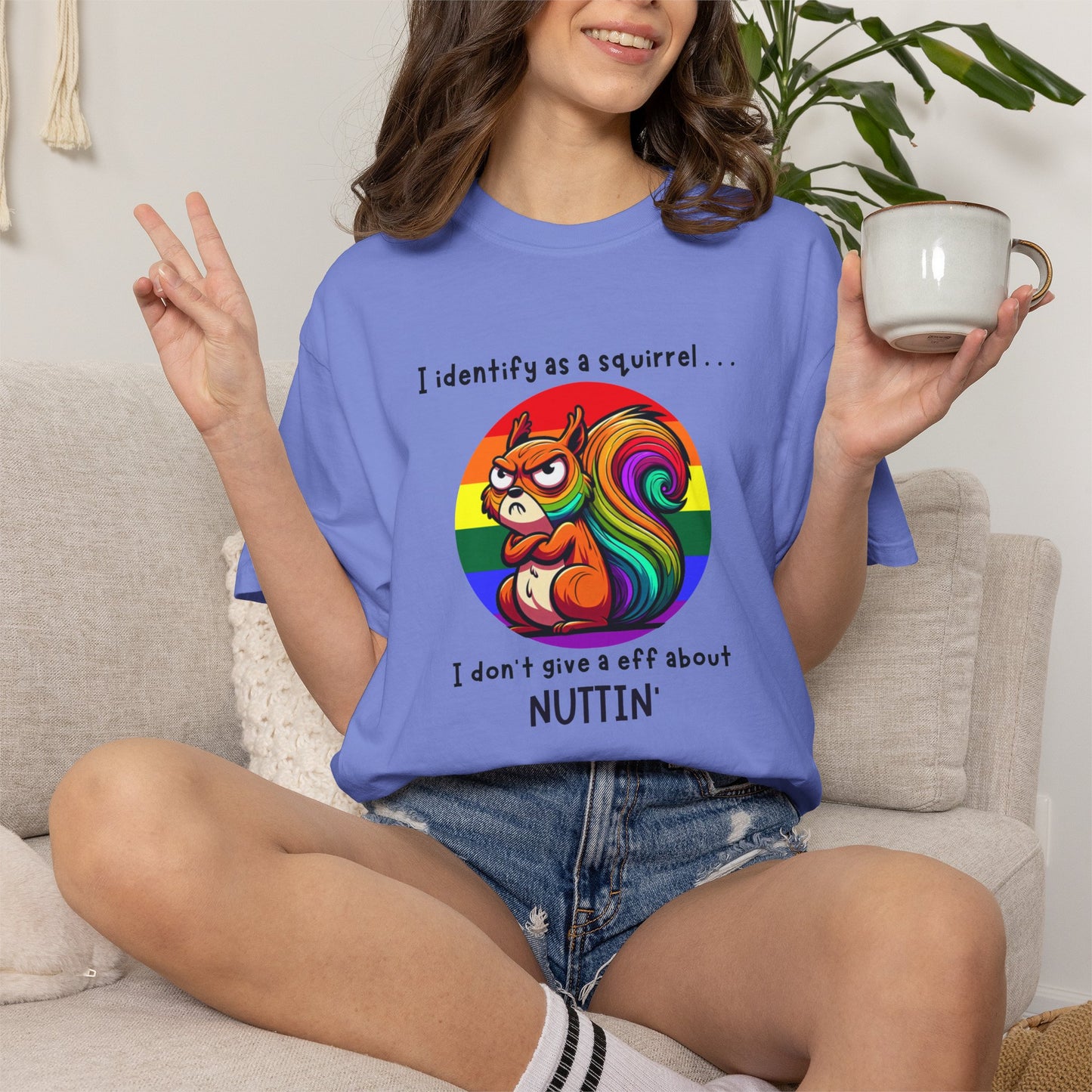 I Identify as a Squirrel - Pride T-Shirt