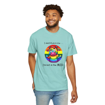 I Identify as a Cow - Pride T-Shirt