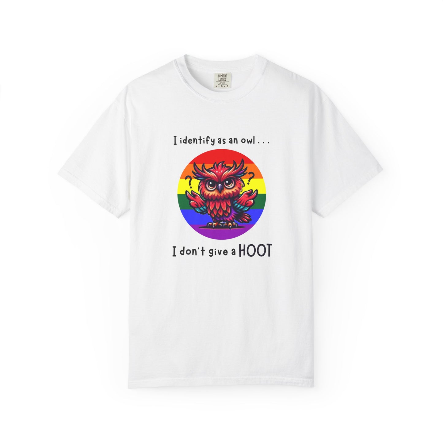 I Identify as an Owl - Pride T-Shirt