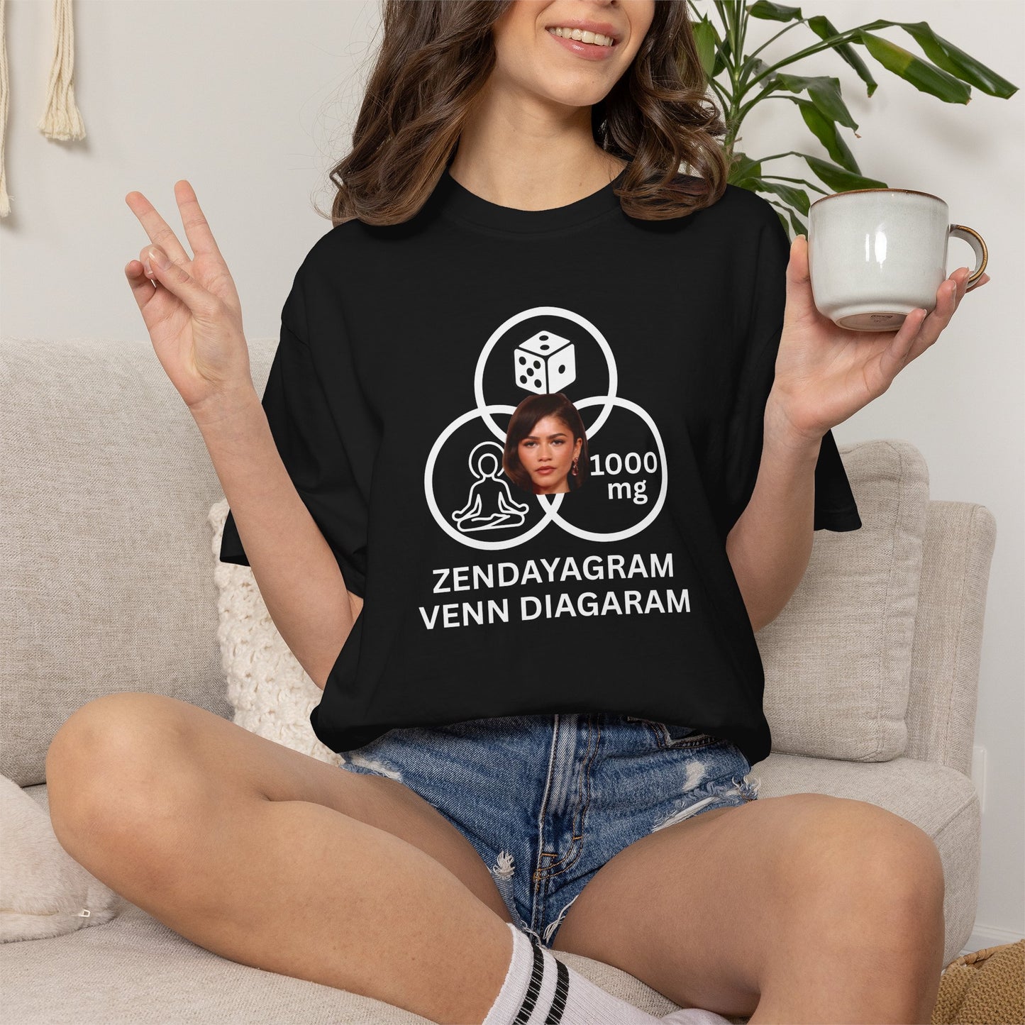 Zendayagram Venn Diagram T-Shirt