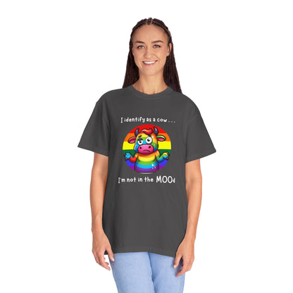 I Identify as a Cow - Pride T-Shirt