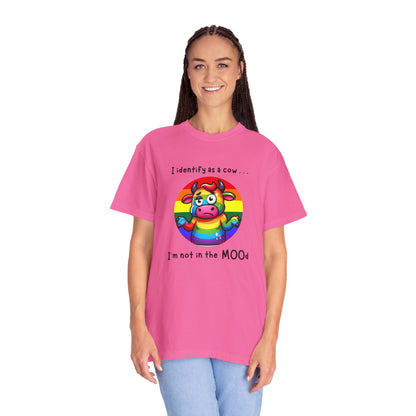 I Identify as a Cow - Pride T-Shirt