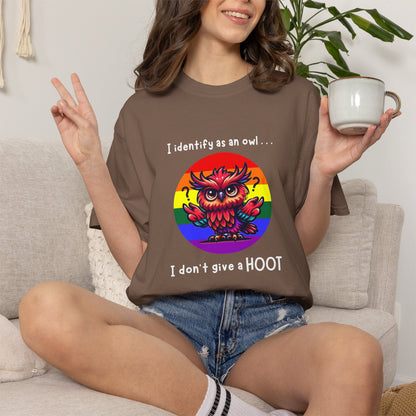 I Identify as an Owl - Pride T-Shirt