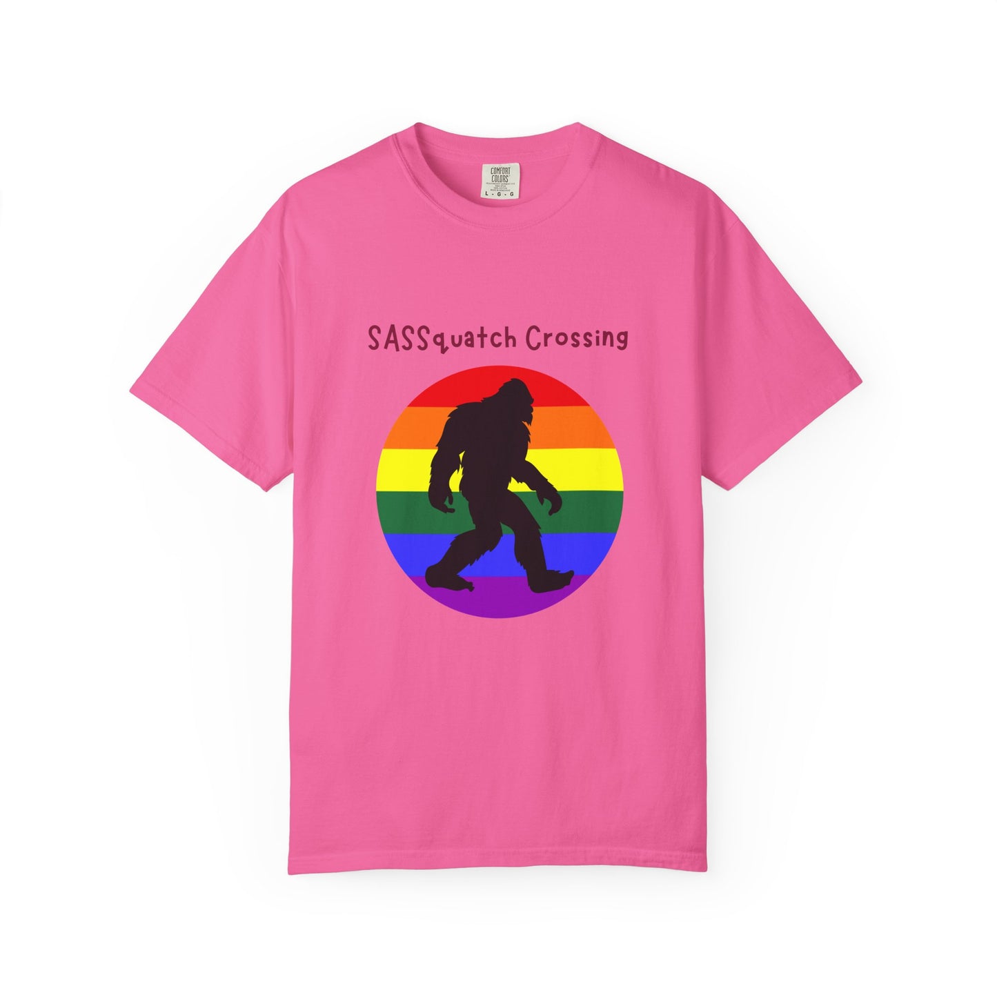 Sassquatch Crossing Pride-Themed T-Shirt