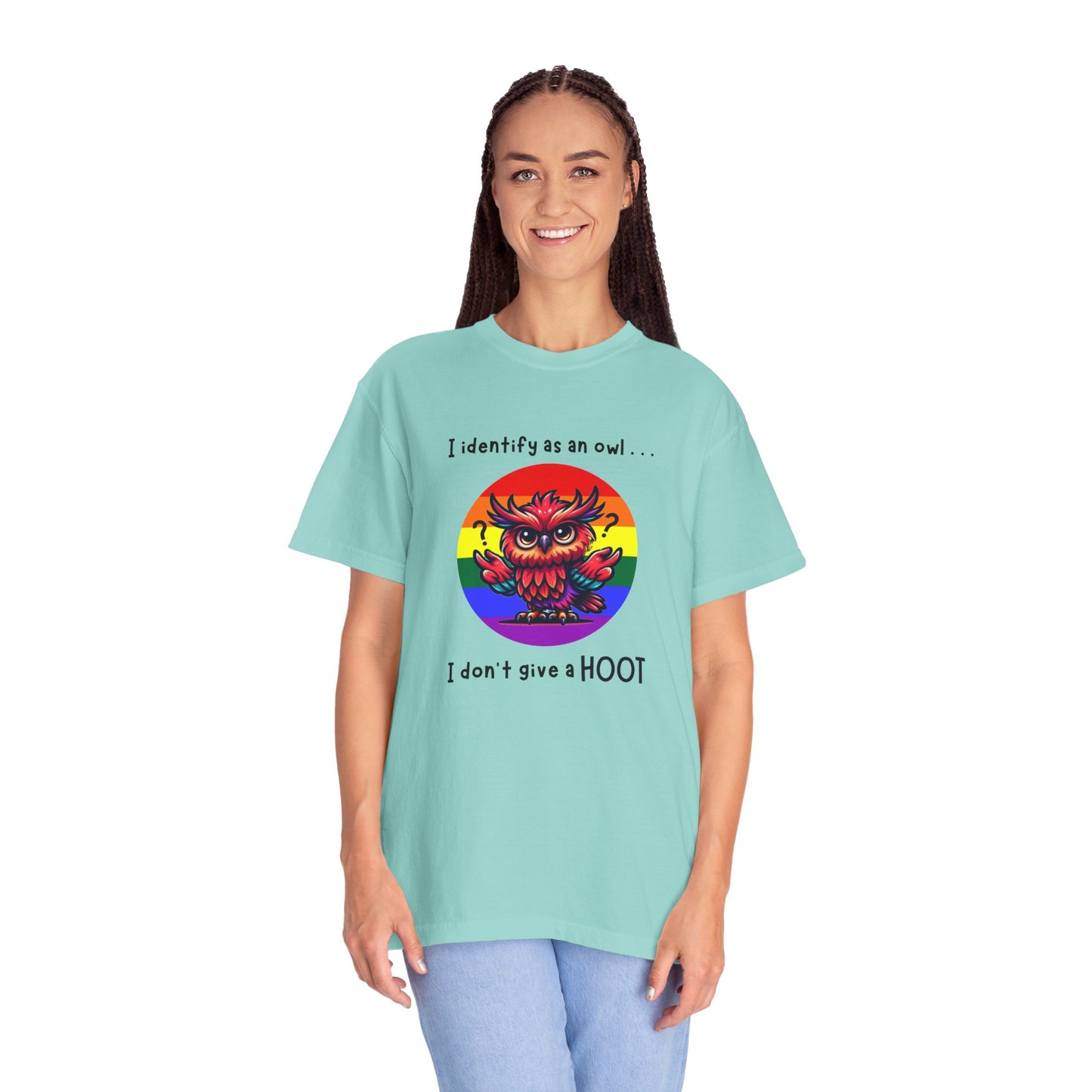 I Identify as an Owl - Pride T-Shirt