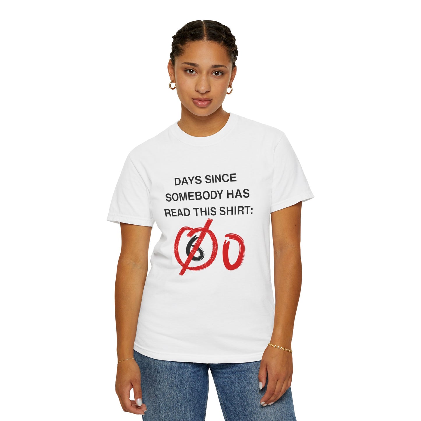 Days Since Somebody Has Read This T-Shirt