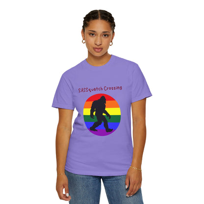 Sassquatch Crossing Pride-Themed T-Shirt