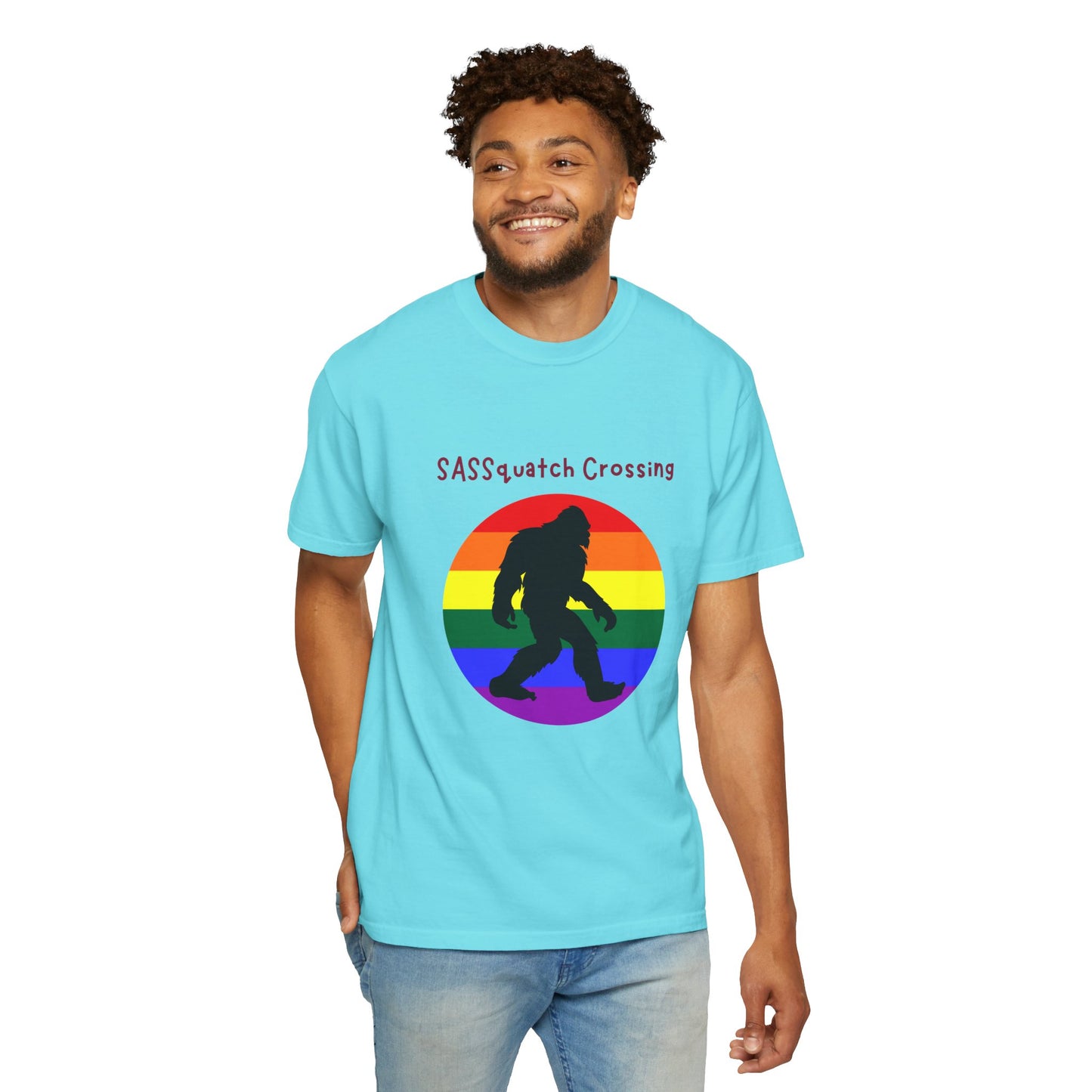 Sassquatch Crossing Pride-Themed T-Shirt