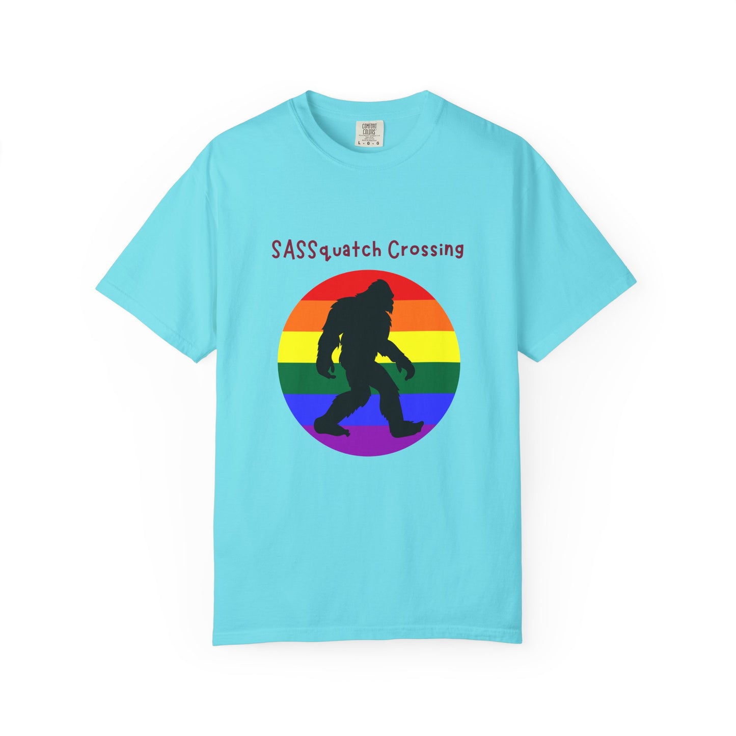 Sassquatch Crossing Pride-Themed T-Shirt