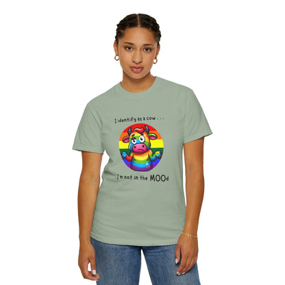 I Identify as a Cow - Pride T-Shirt
