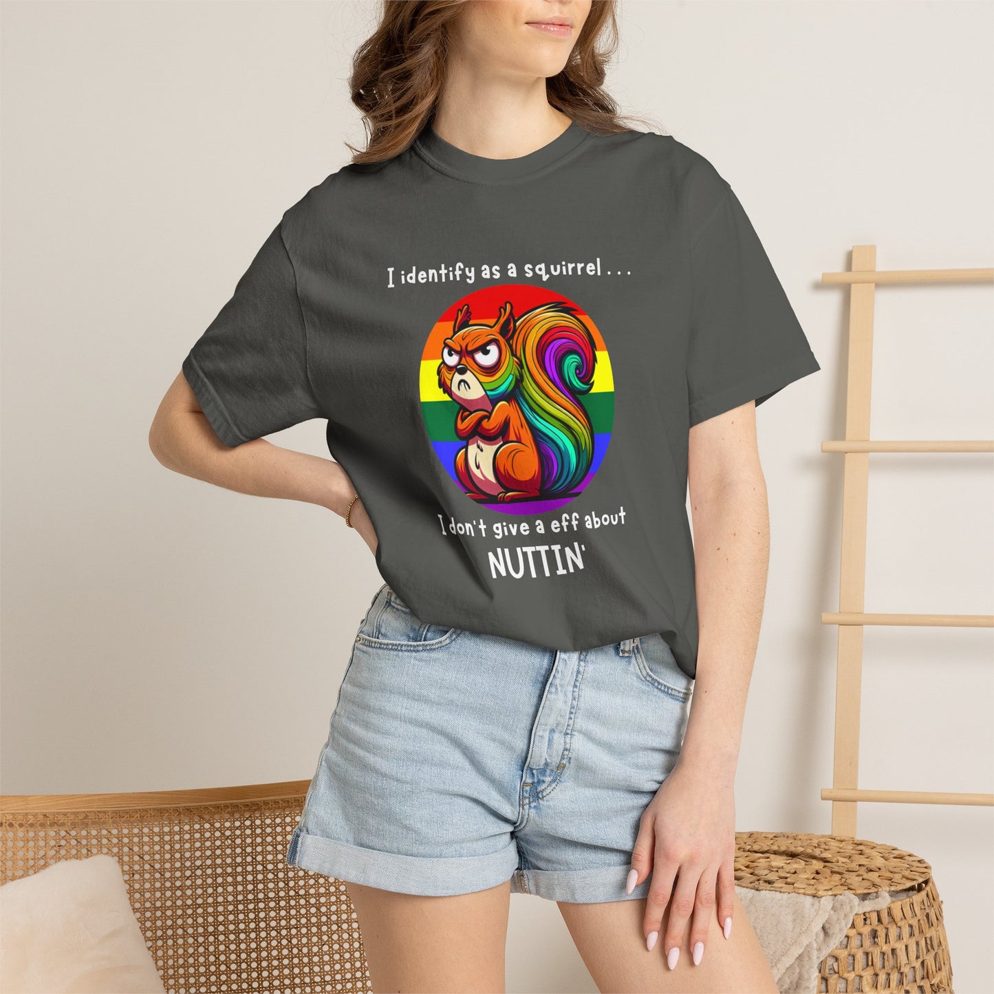 I Identify as a Squirrel - Pride T-Shirt