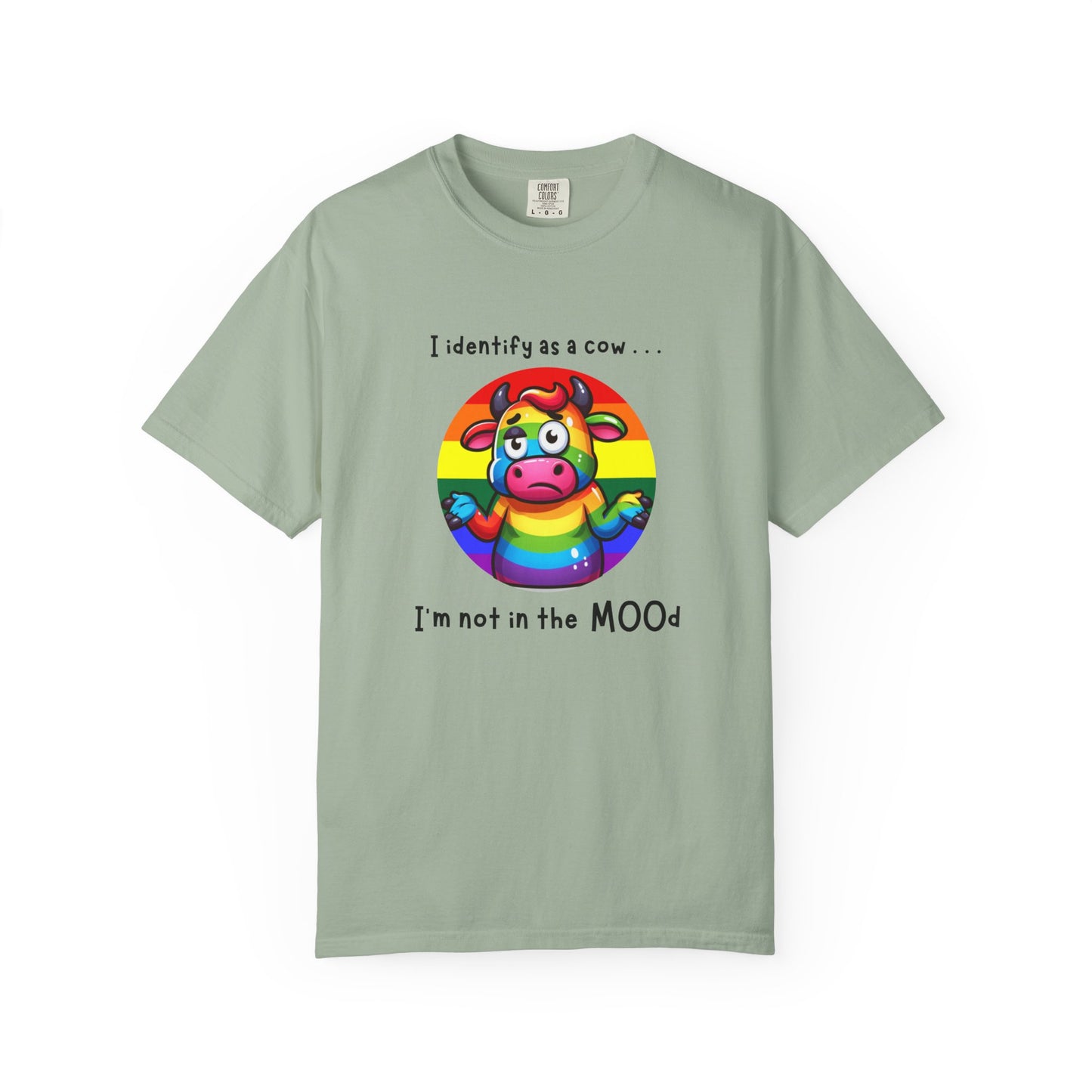 I Identify as a Cow - Pride T-Shirt