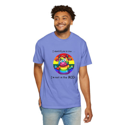 I Identify as a Cow - Pride T-Shirt
