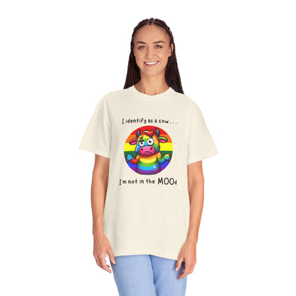 I Identify as a Cow - Pride T-Shirt