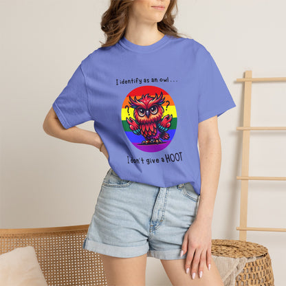I Identify as an Owl - Pride T-Shirt