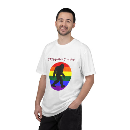 Sassquatch Crossing Pride-Themed T-Shirt