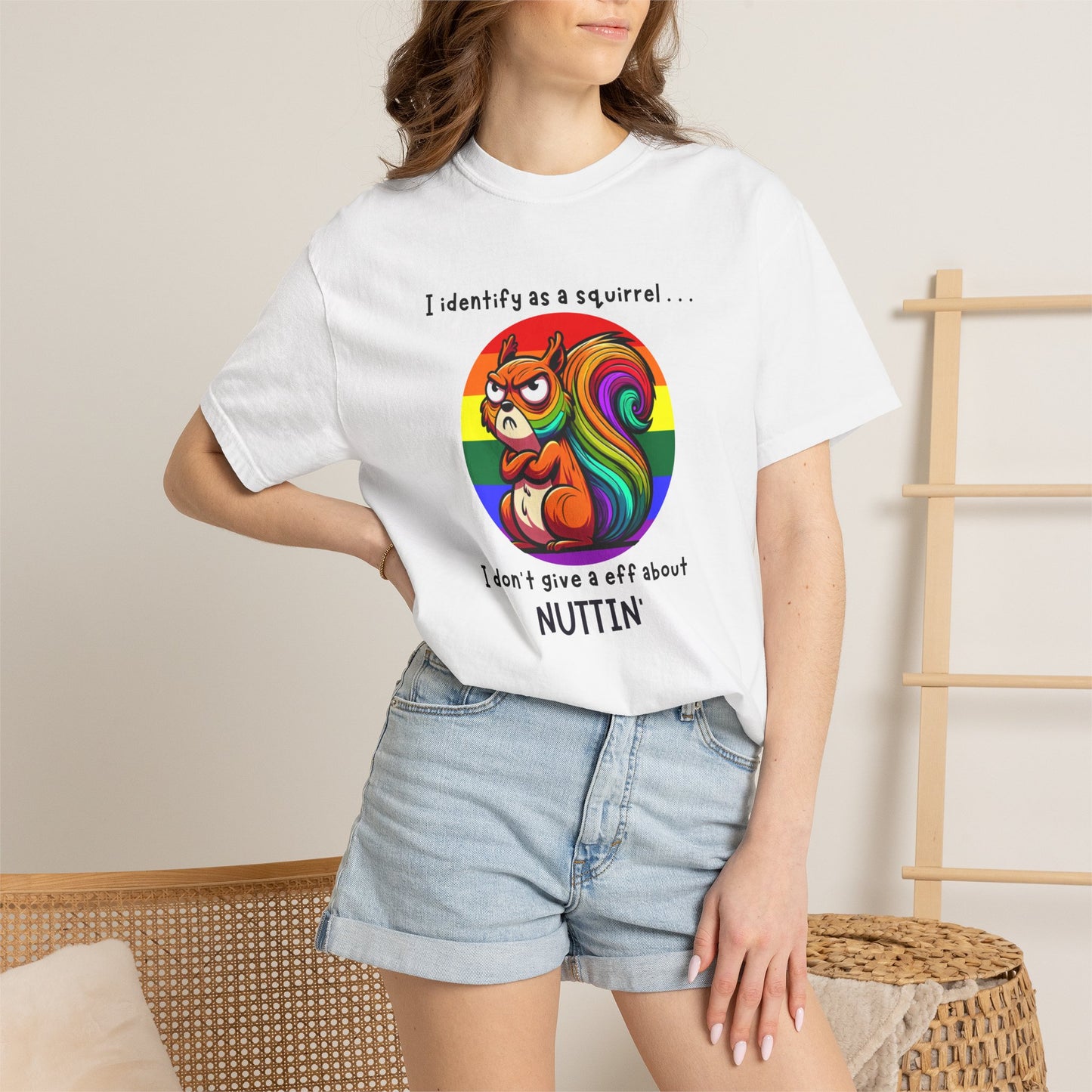 I Identify as a Squirrel - Pride T-Shirt