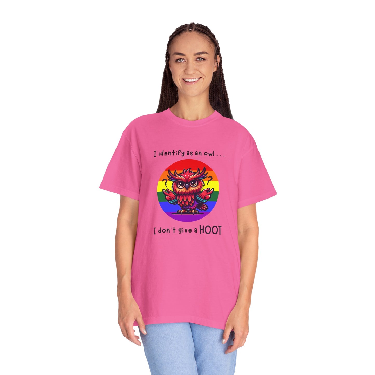 I Identify as an Owl - Pride T-Shirt
