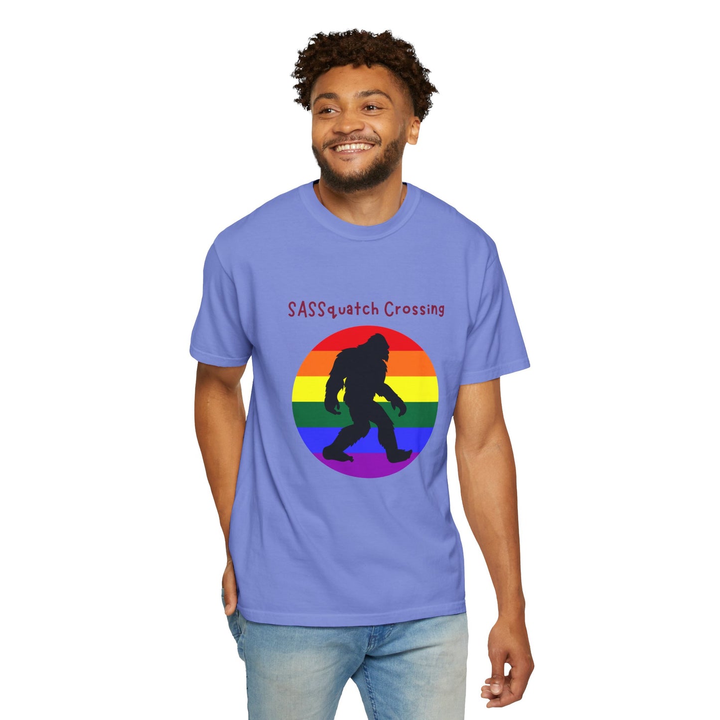 Sassquatch Crossing Pride-Themed T-Shirt