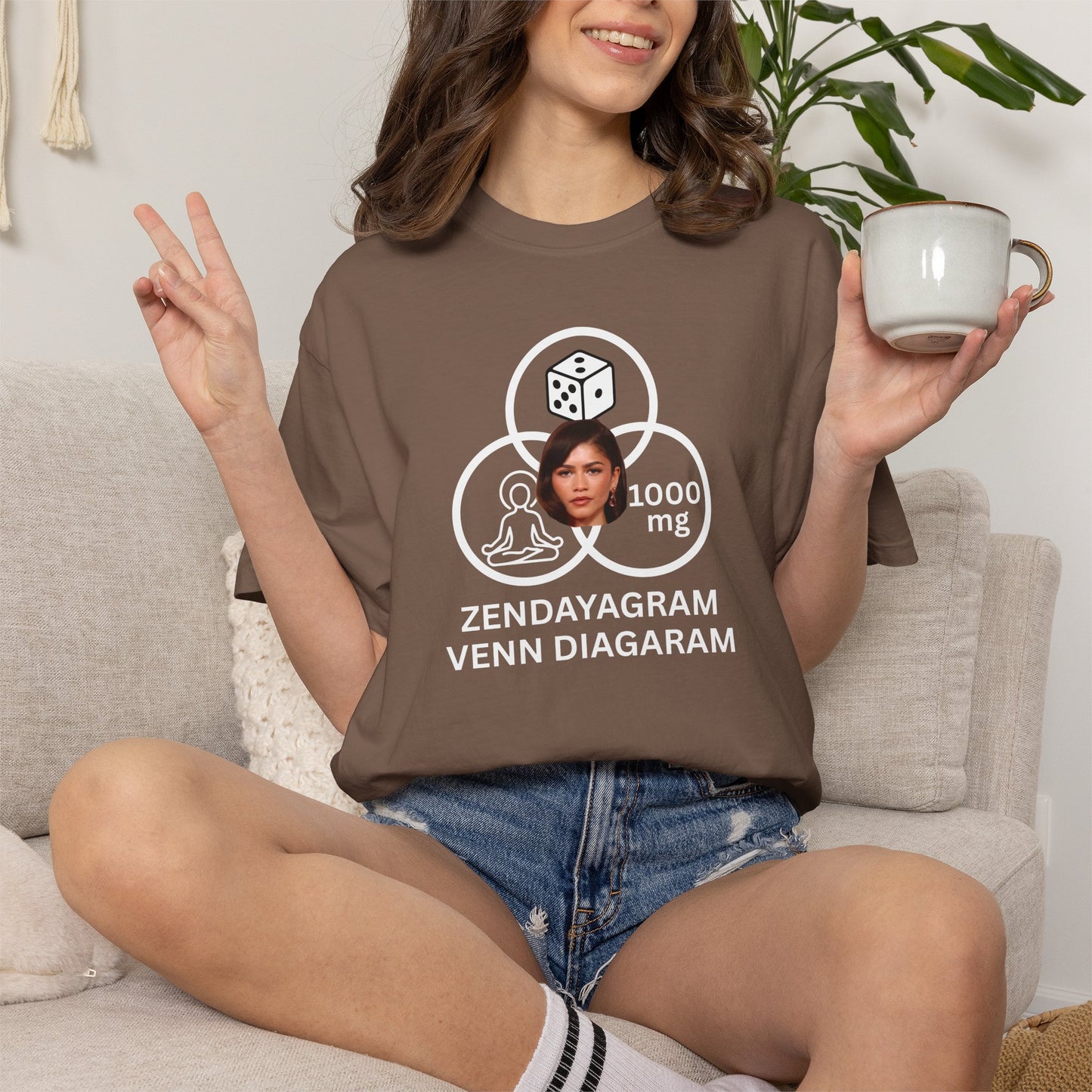 Zendayagram Venn Diagram T-Shirt
