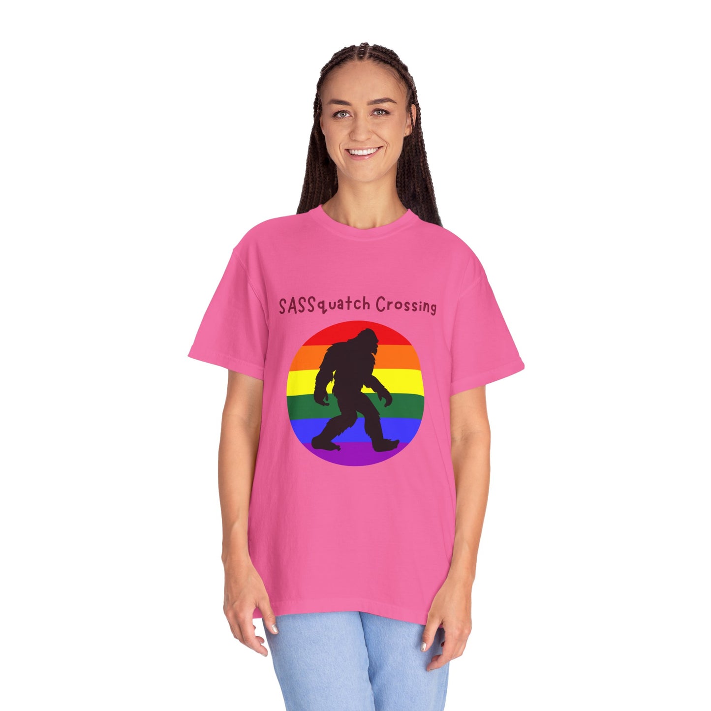 Sassquatch Crossing Pride-Themed T-Shirt