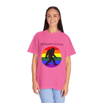 Sassquatch Crossing Pride-Themed T-Shirt
