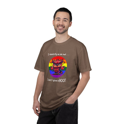 I Identify as an Owl - Pride T-Shirt