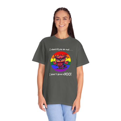 I Identify as an Owl - Pride T-Shirt