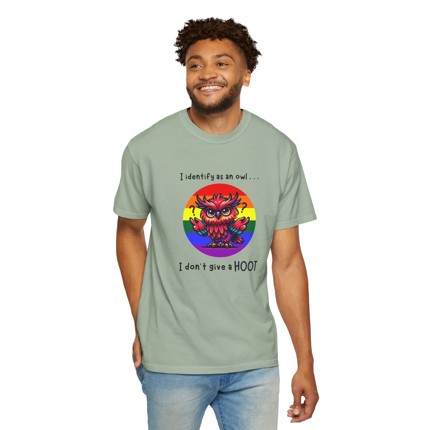 I Identify as an Owl - Pride T-Shirt