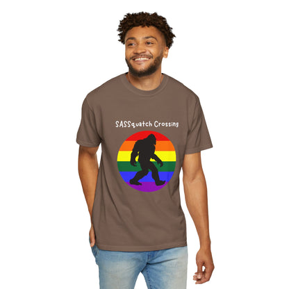 Sassquatch Crossing Pride-Themed T-Shirt