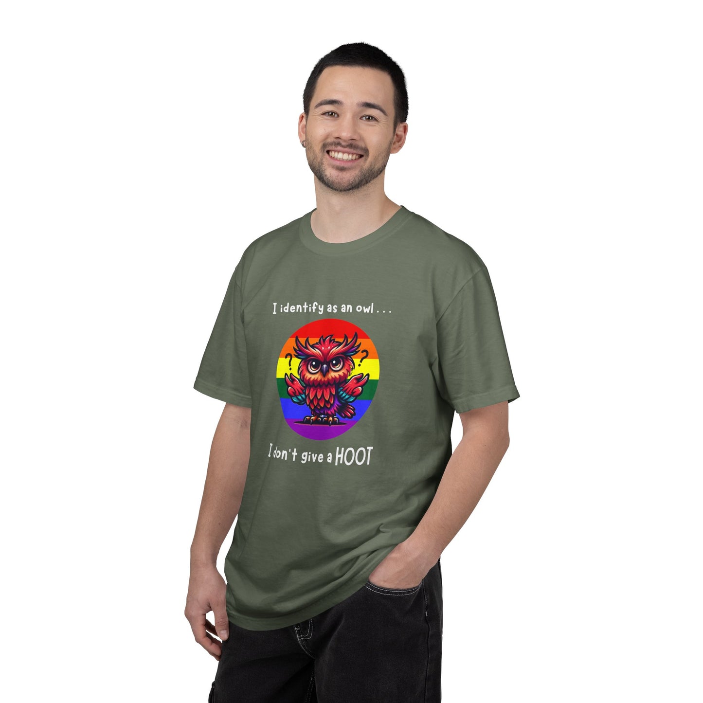 I Identify as an Owl - Pride T-Shirt