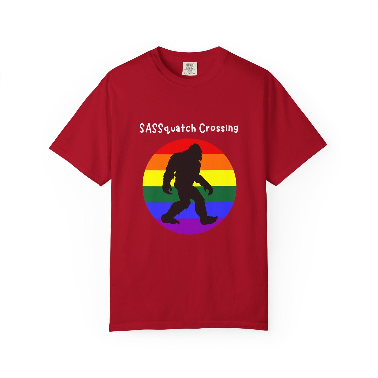 Sassquatch Crossing Pride-Themed T-Shirt