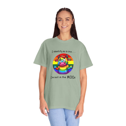 I Identify as a Cow - Pride T-Shirt
