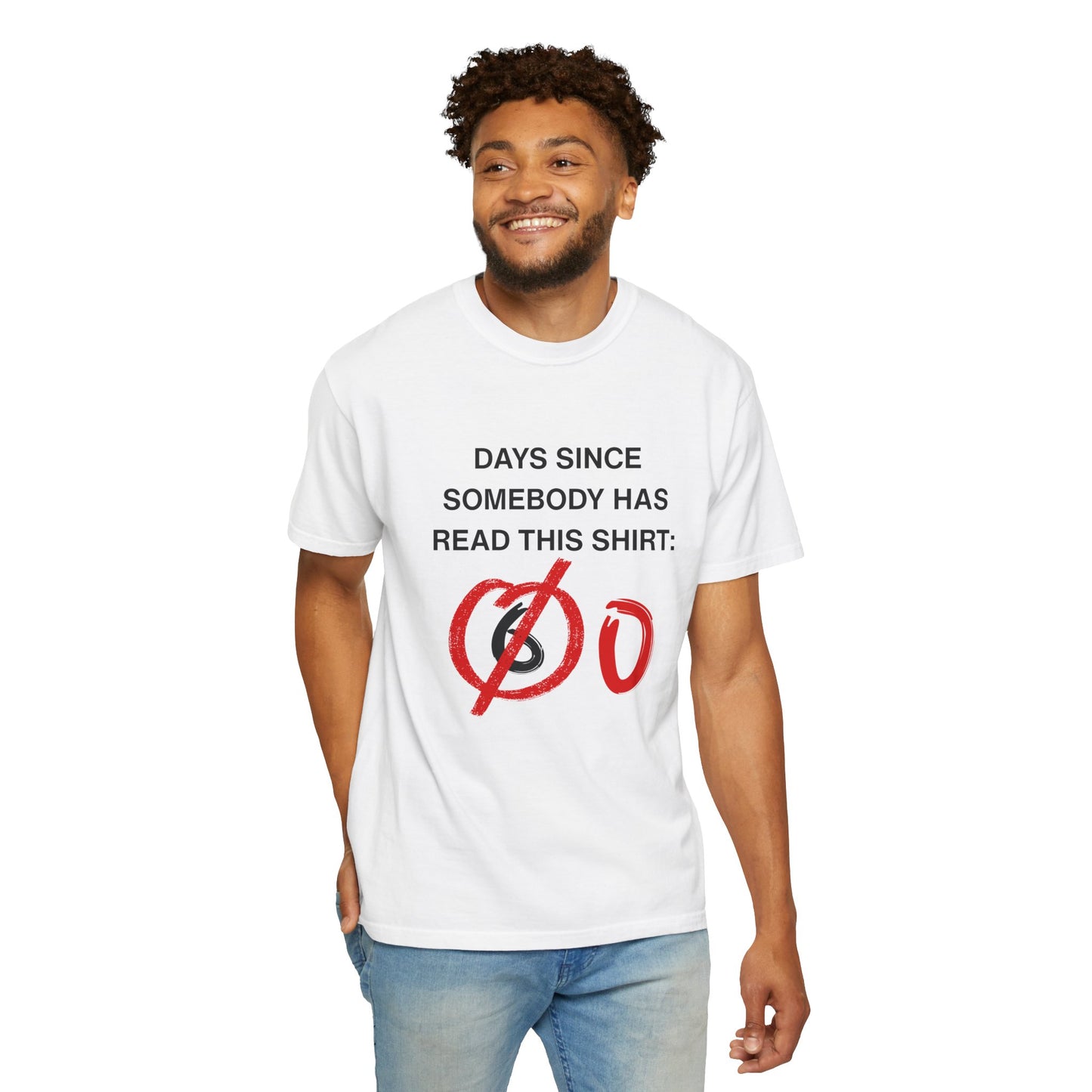 Days Since Somebody Has Read This T-Shirt