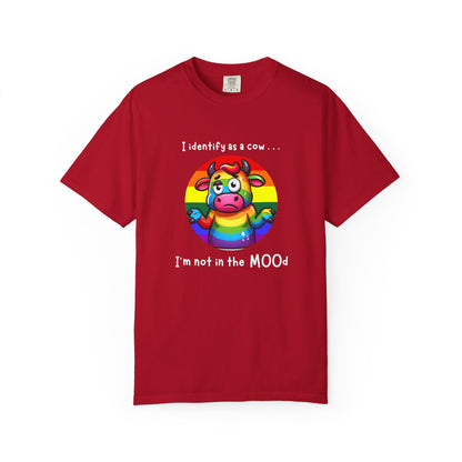 I Identify as a Cow - Pride T-Shirt