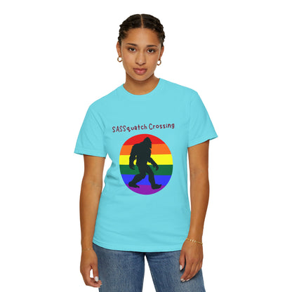 Sassquatch Crossing Pride-Themed T-Shirt