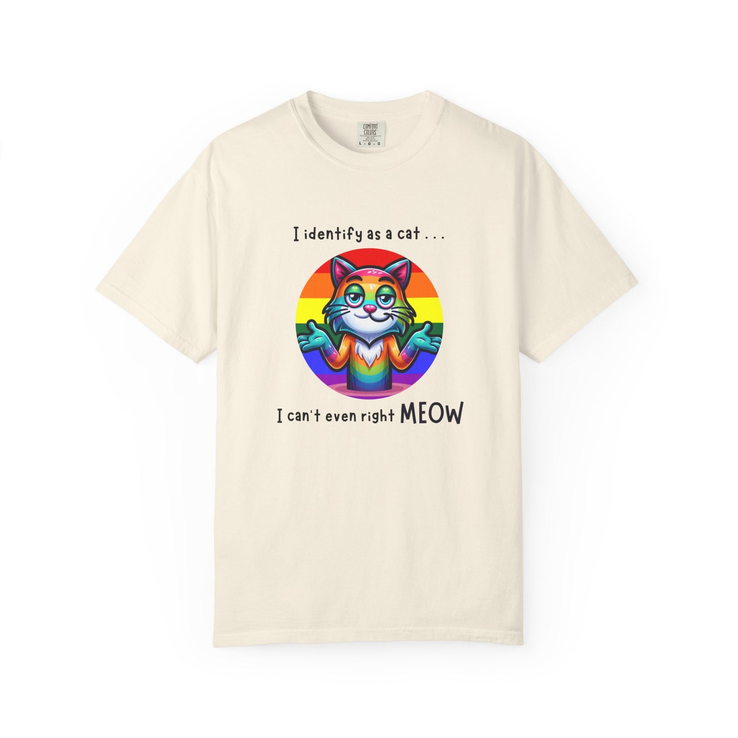 I Identify as a Cat - Pride T-Shirt