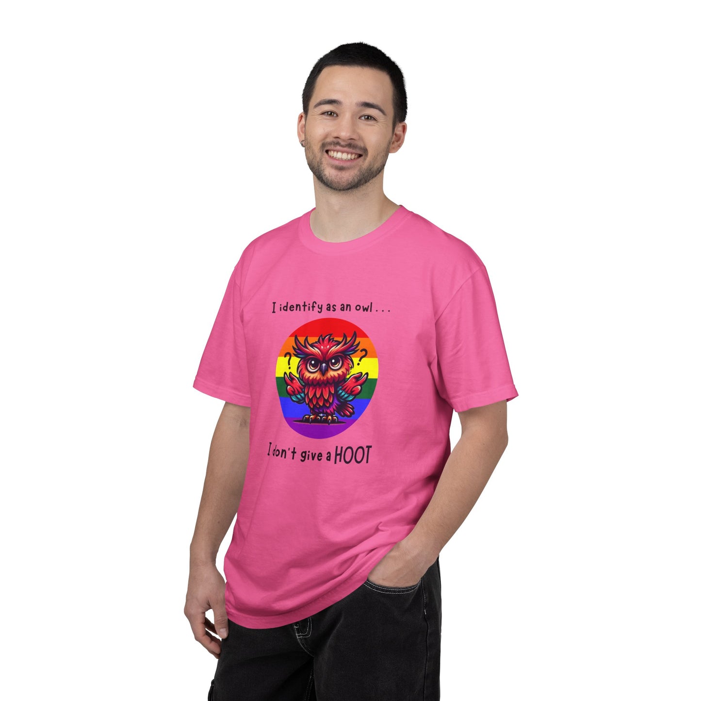 I Identify as an Owl - Pride T-Shirt