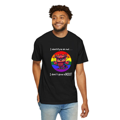 I Identify as an Owl - Pride T-Shirt