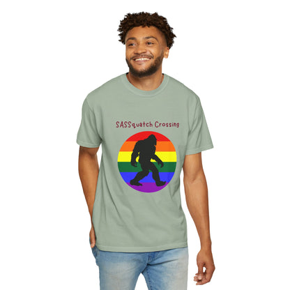 Sassquatch Crossing Pride-Themed T-Shirt
