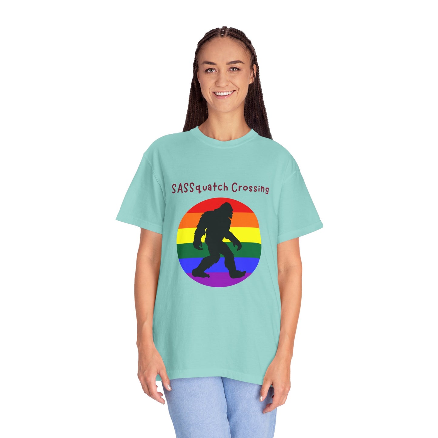 Sassquatch Crossing Pride-Themed T-Shirt