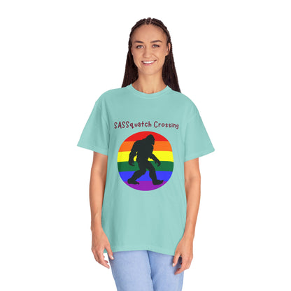 Sassquatch Crossing Pride-Themed T-Shirt