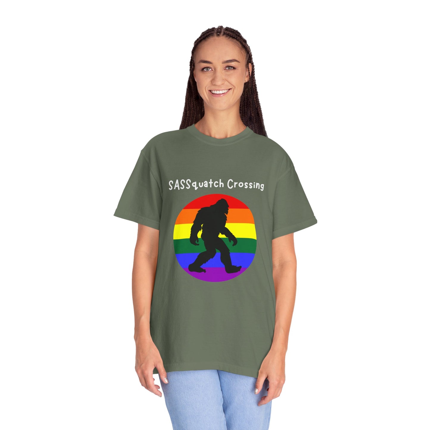 Sassquatch Crossing Pride-Themed T-Shirt