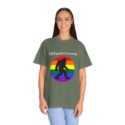 Sassquatch Crossing Pride-Themed T-Shirt
